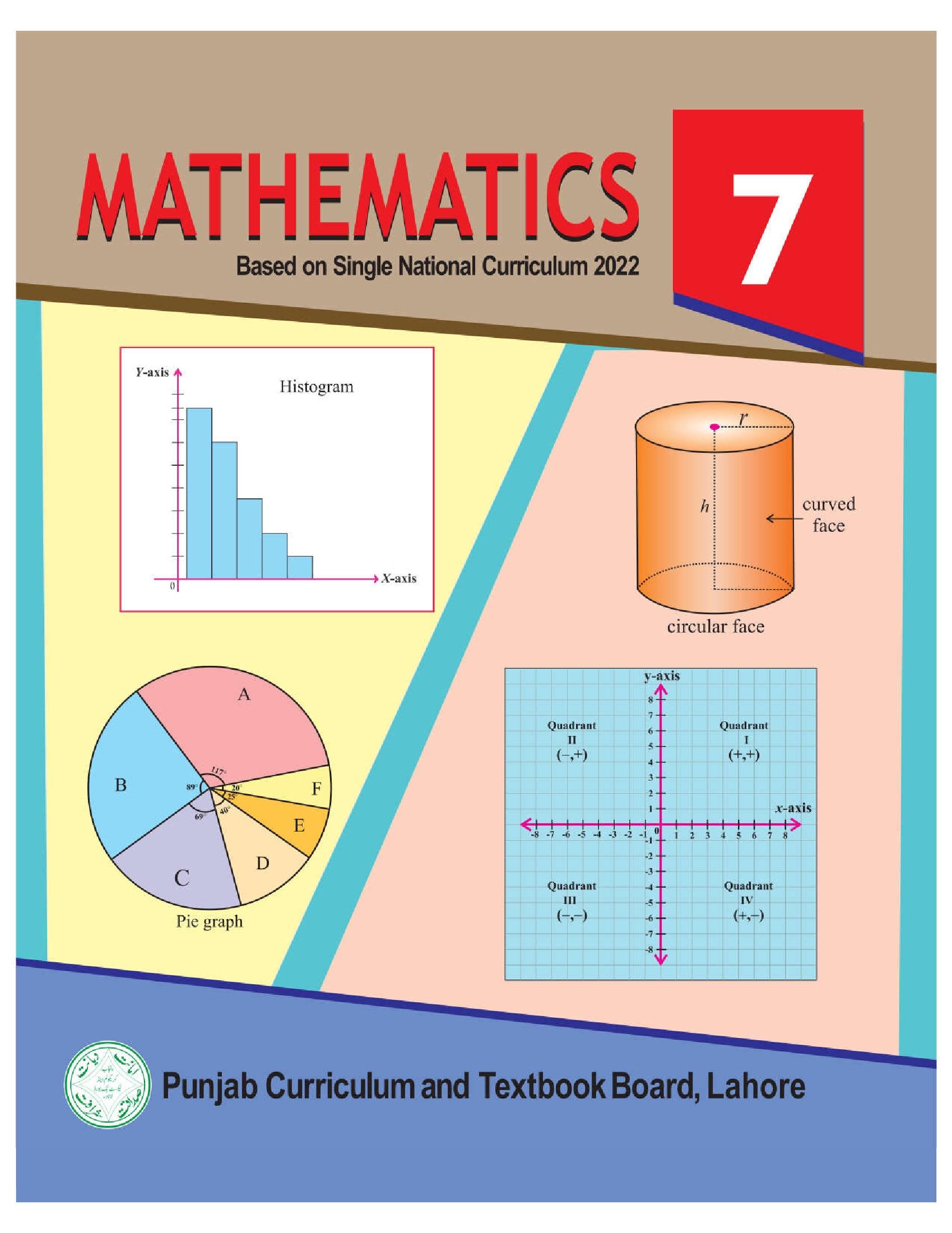 punjab board mathematics class 7 book