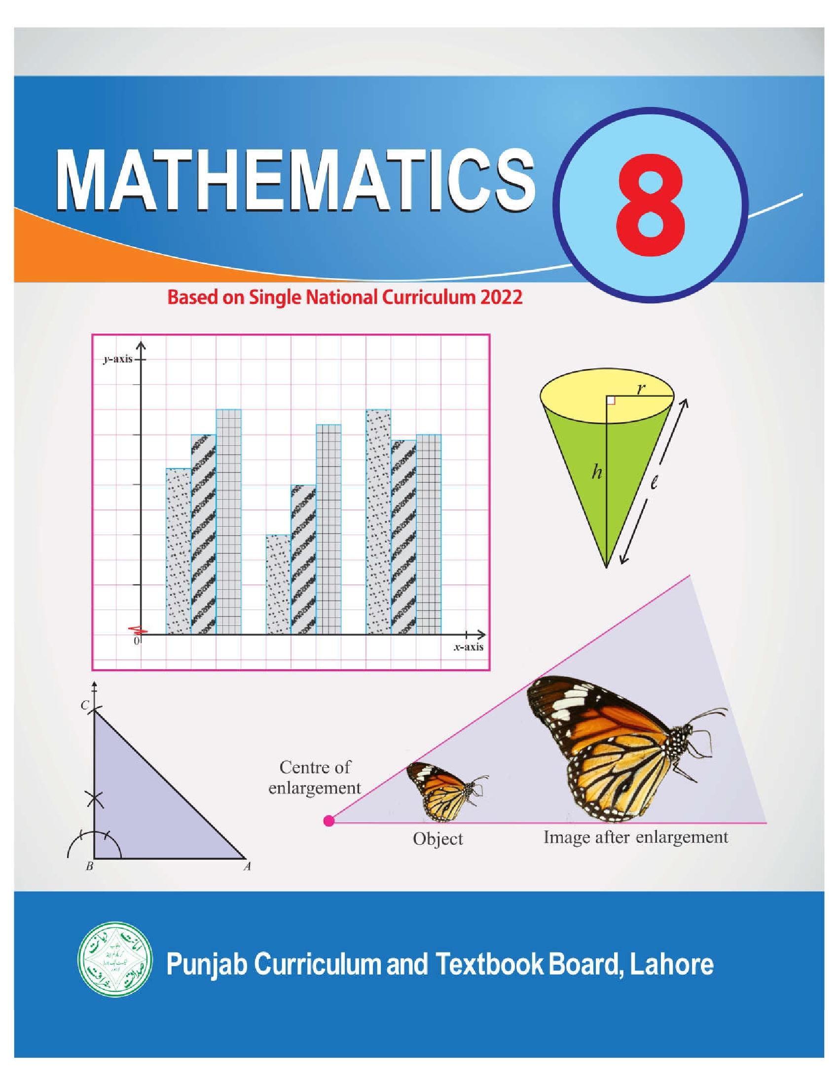 punjab board mathematics class 8 book